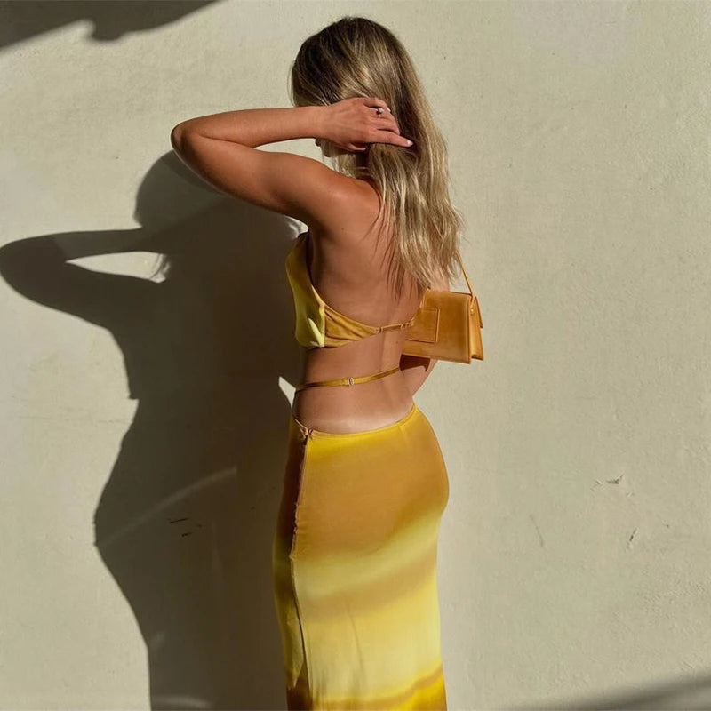 Sunkissed Crop Top And Long Skirt
