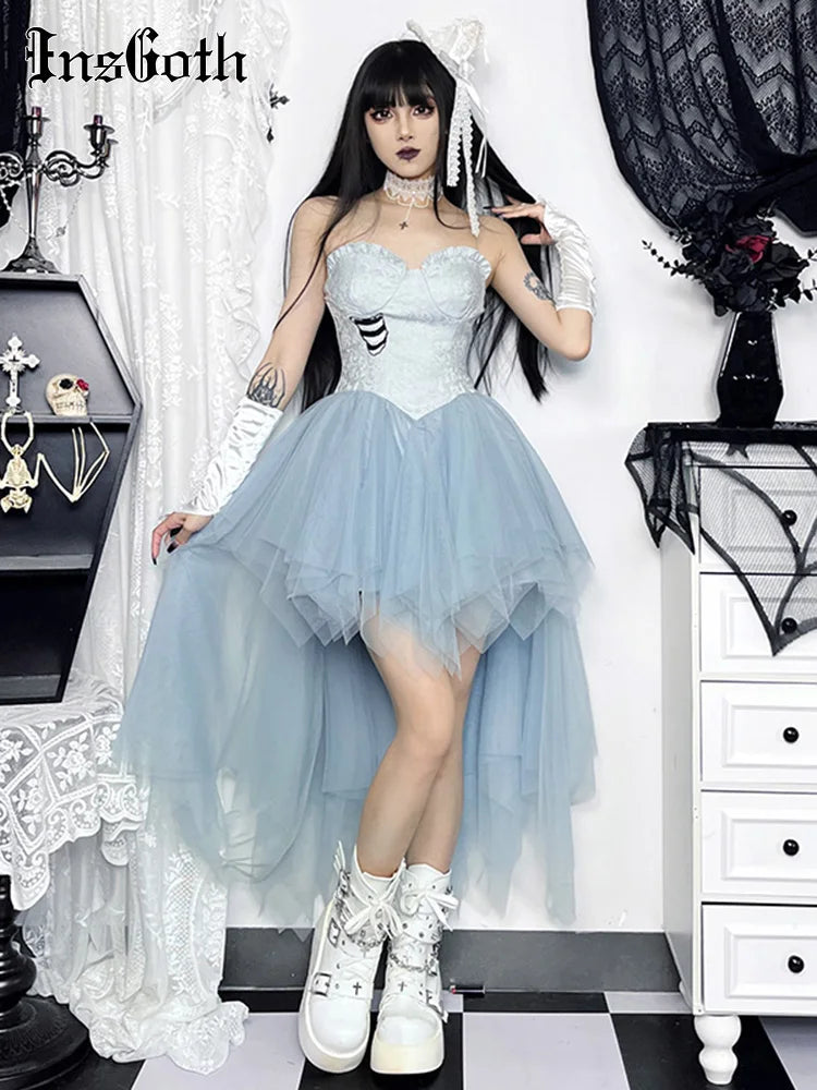 Gothic Ball Tulle Gown