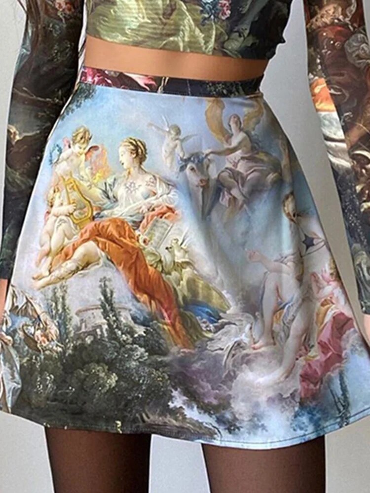 Renaissance Art T and Skirt