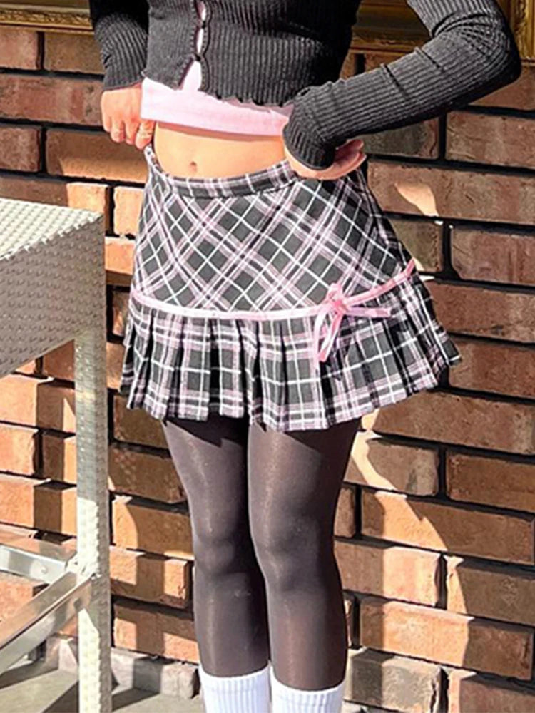 Sweet Plaid Skirt