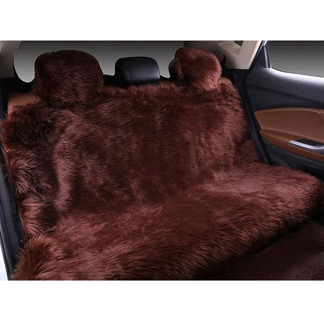 Faux Fur Backseat Cover