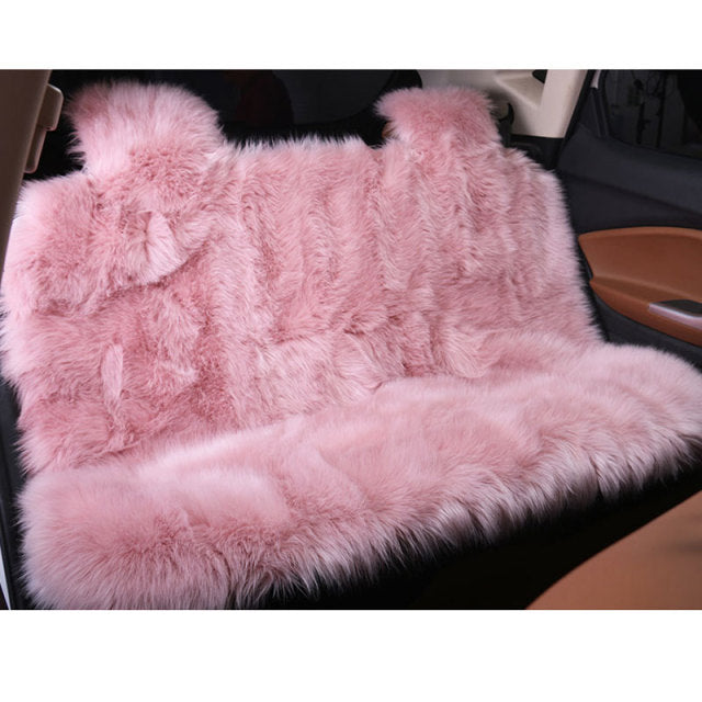 Faux Fur Backseat Cover