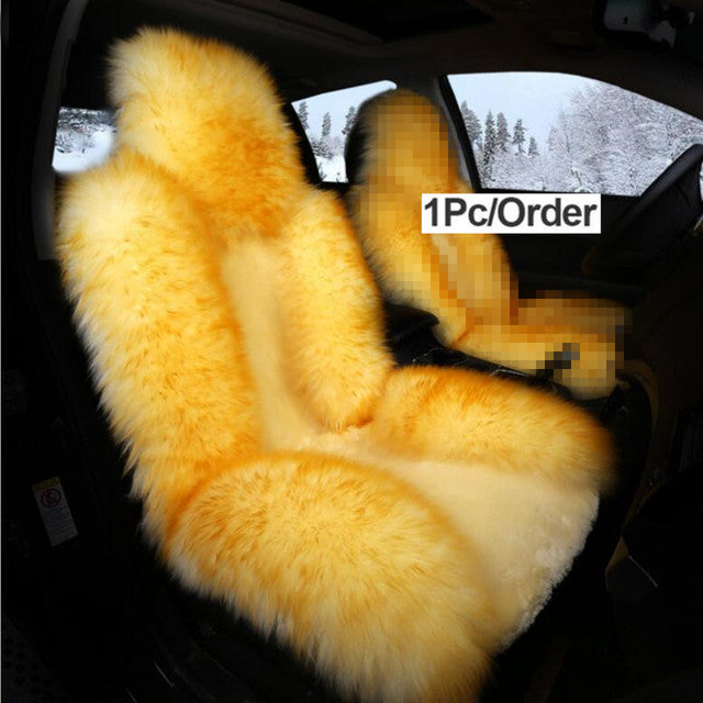 Faux Fur Front Seats